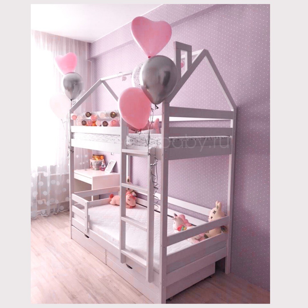 детская кровать с ящиками